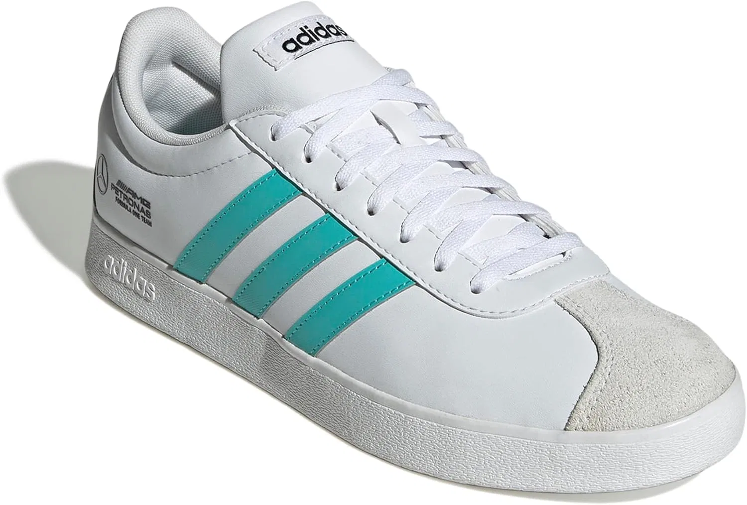 Кроссовки Adidas Unisex Mercedes AMG Petronas Formula One Team VL, Ftwr White Semi Mint Rush Core Black — фото 3