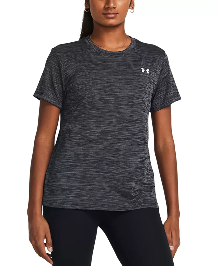 

Женская футболка с коротким рукавом Tech Textured Under Armour, черный