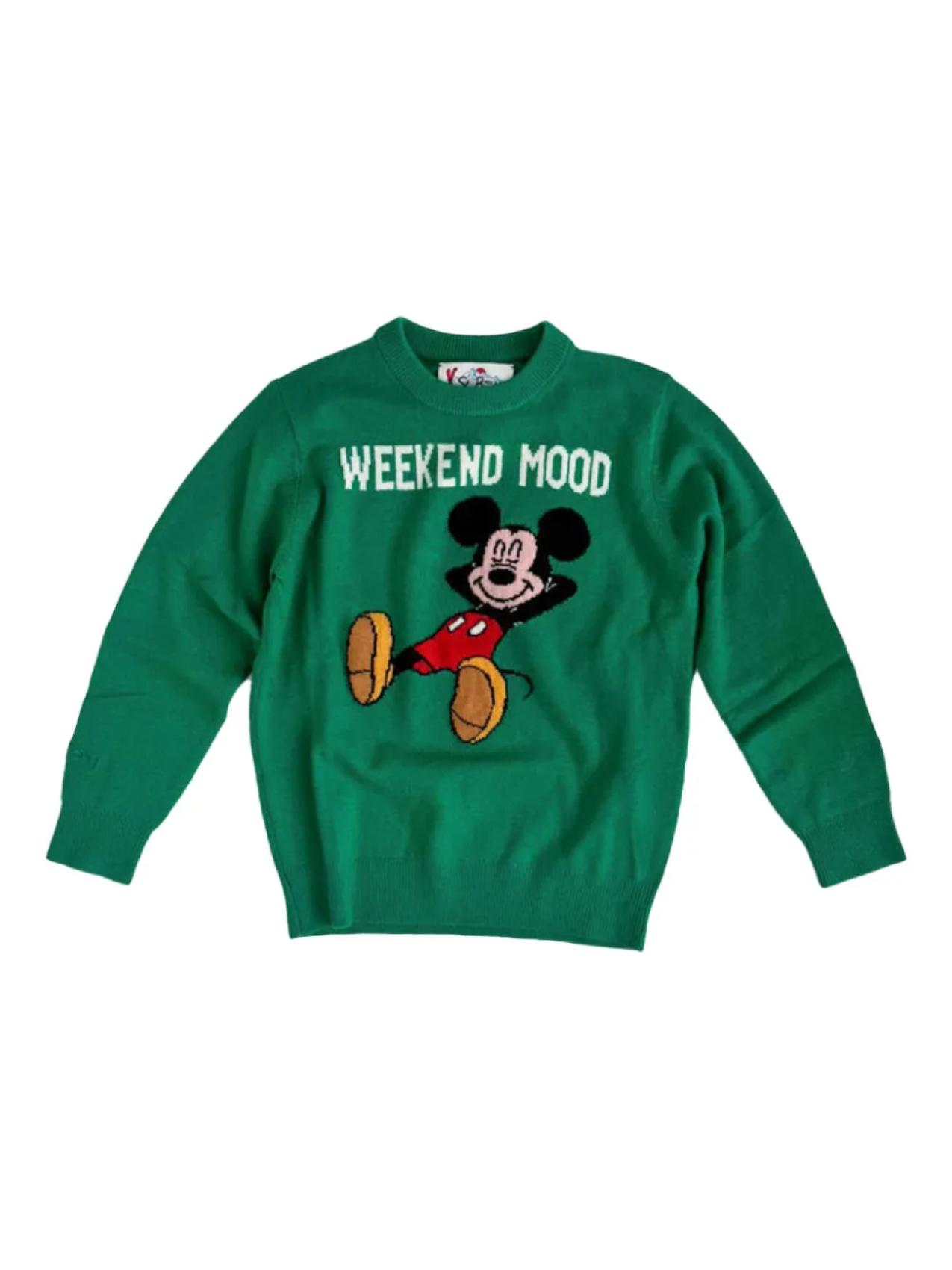 

MC2 Saint Barth Kids свитер с мультяшной графикой, зеленый