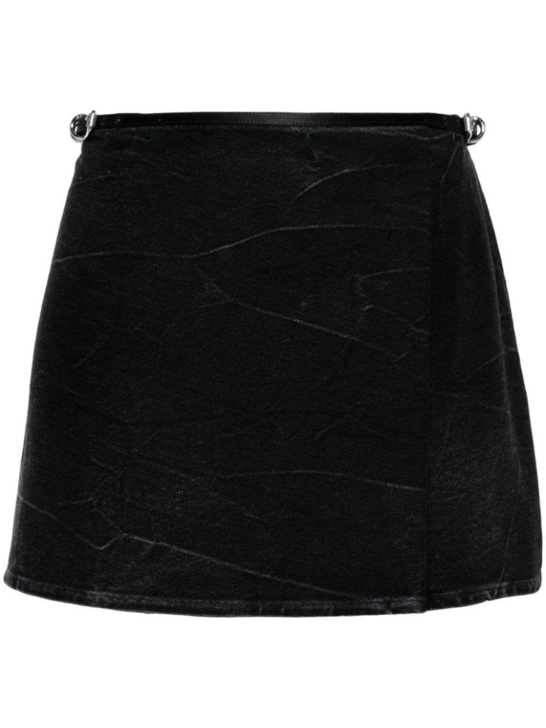 

Givenchy джинсовая юбка мини Voyou, черный