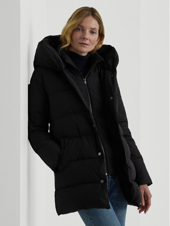 

Пуховик oversize 297962420002 Lauren Ralph Lauren, черный