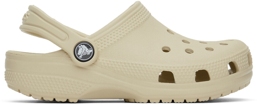 

Детские бежевые классические сабо Crocs, цвет Bone