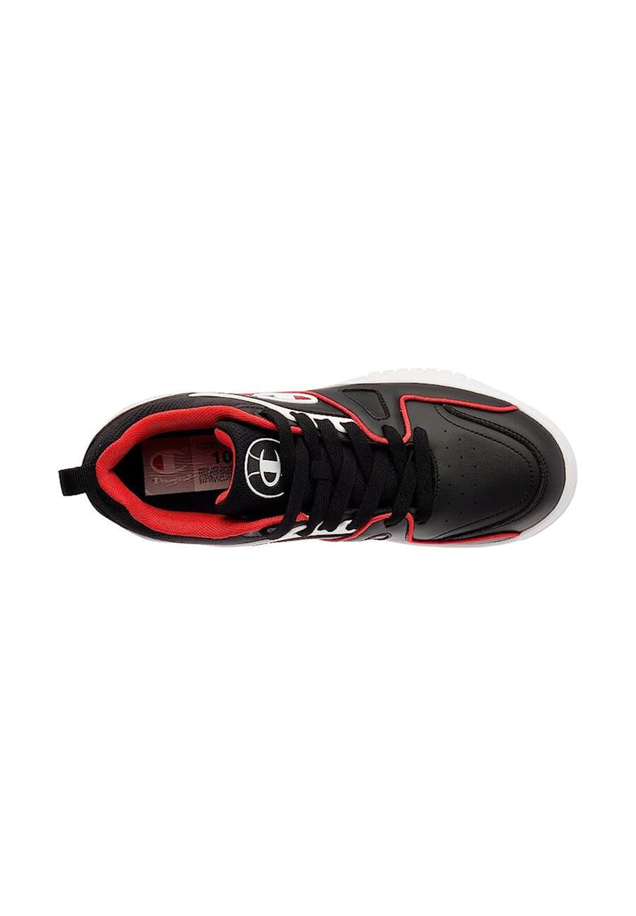 Мужские кроссовки Champion 3 Point Low S21882-CHA-KK002 чёрно-красные — фото 3