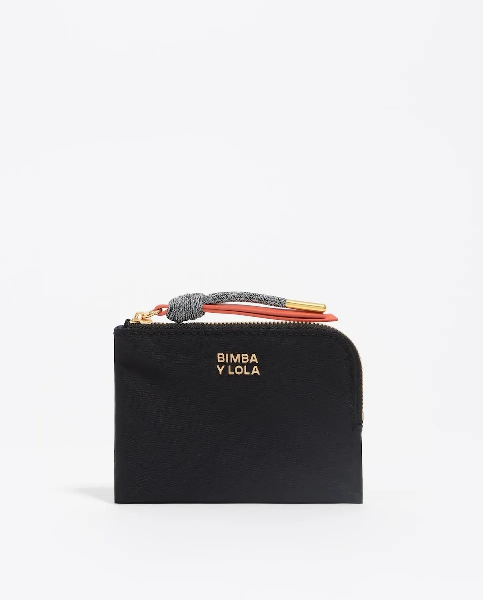 

Женский кошелек из нейлона с застежкой-молнией Bimba y Lola, черный