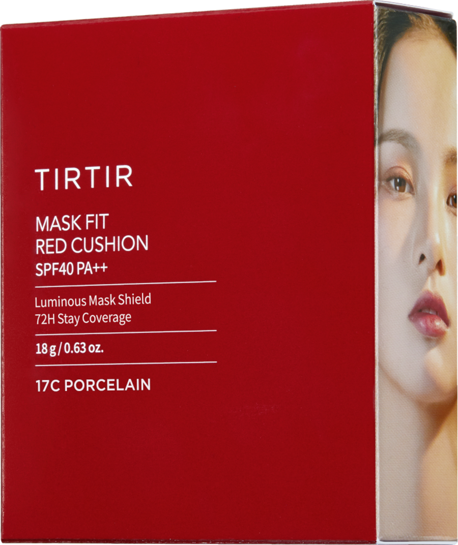 Тональный крем TIRTIR Mask Fit Red Cushion Foundation 17C Porcelain LSF40 — фото 3