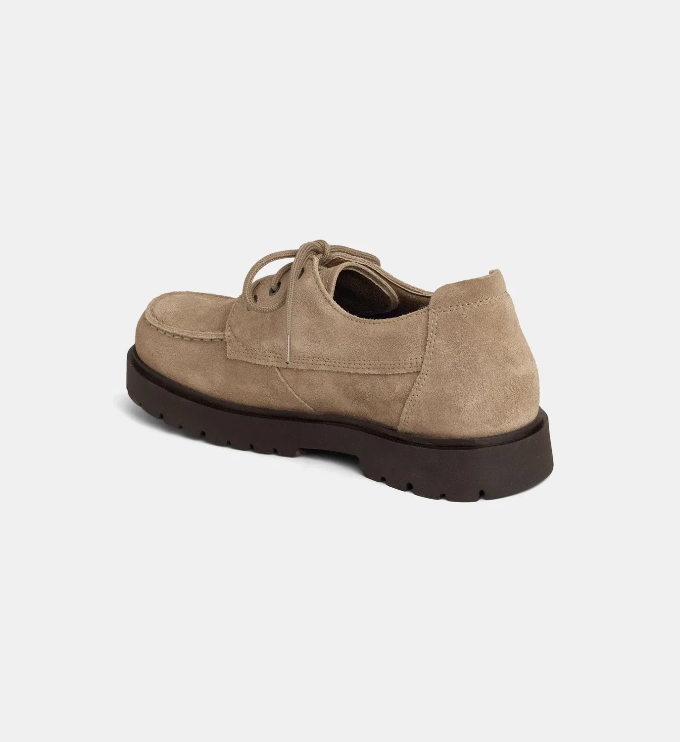 Дерби BIRKENSTOCK Higwood Moc Lace Low, стандартная посадка, замша/кожа, хаки — фото 3