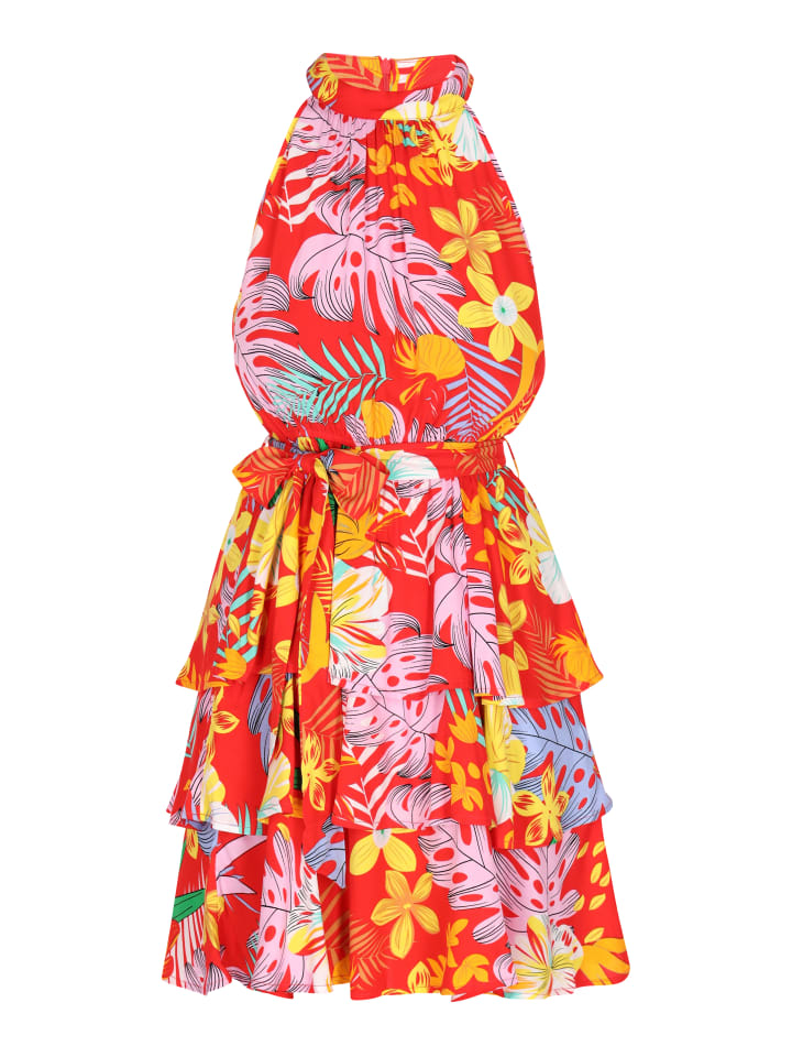 

Платье до колена IZIA, цвет red multicolor