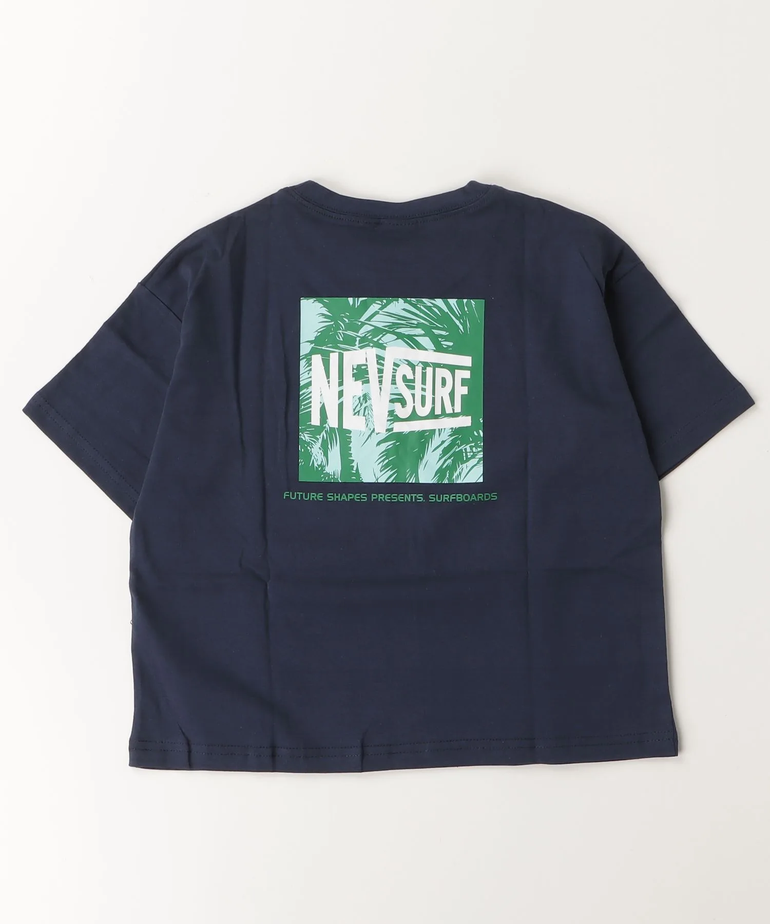 Футболка с принтом Palm Box Logo ARCADE Oversize NEVSURF детская синяя