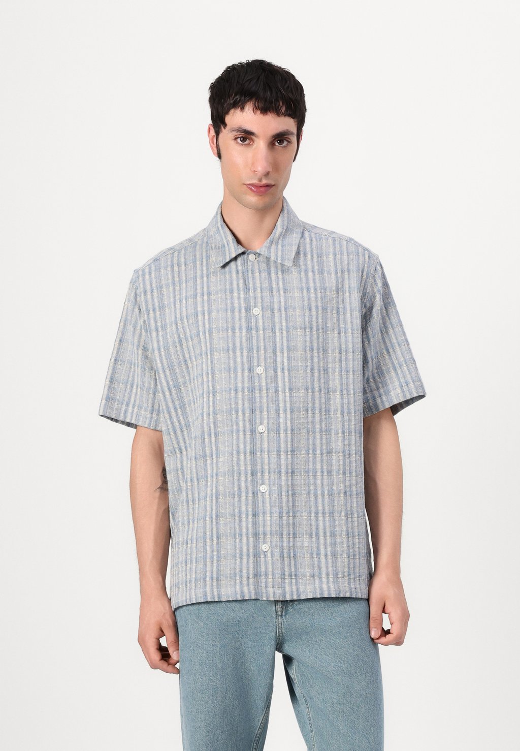 

Рубашка AYO SHIRT Samsøe Samsøe, светло-серый
