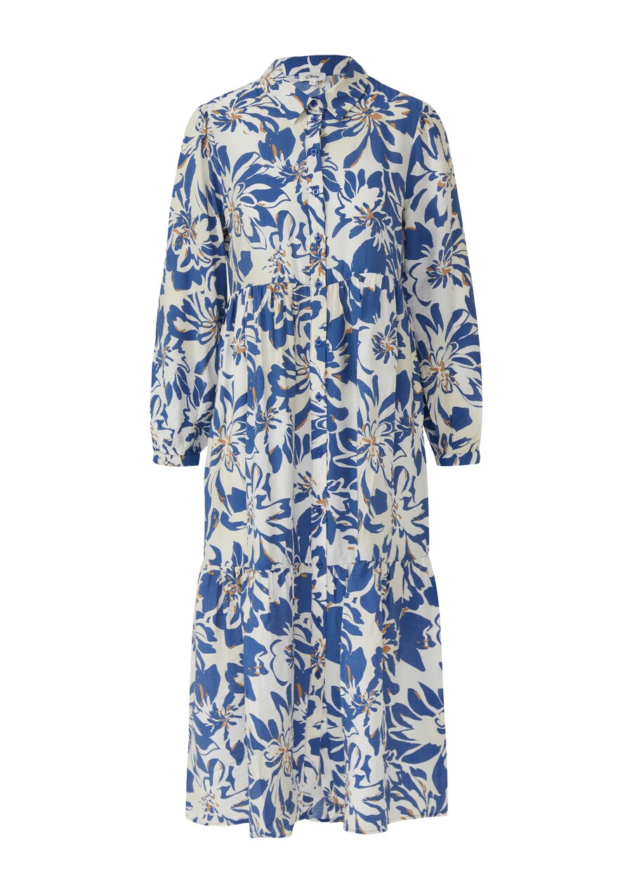 

Платье-рубашка s.Oliver, Cream/Royal blue