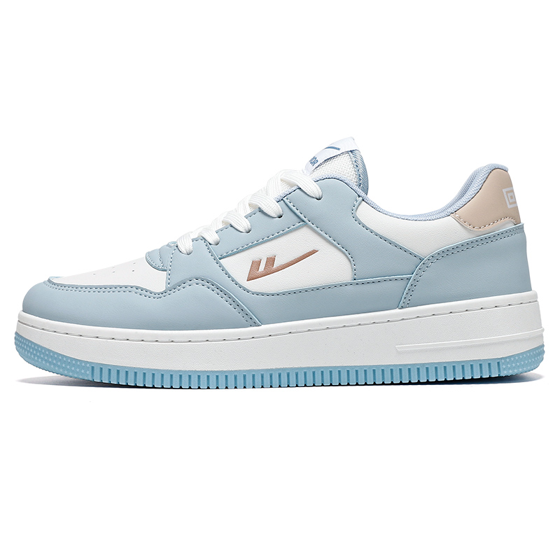 

Кроссовки WARRIOR Skateboarding Shoes Unisex Low-top White/Light Blue, белый/голубой