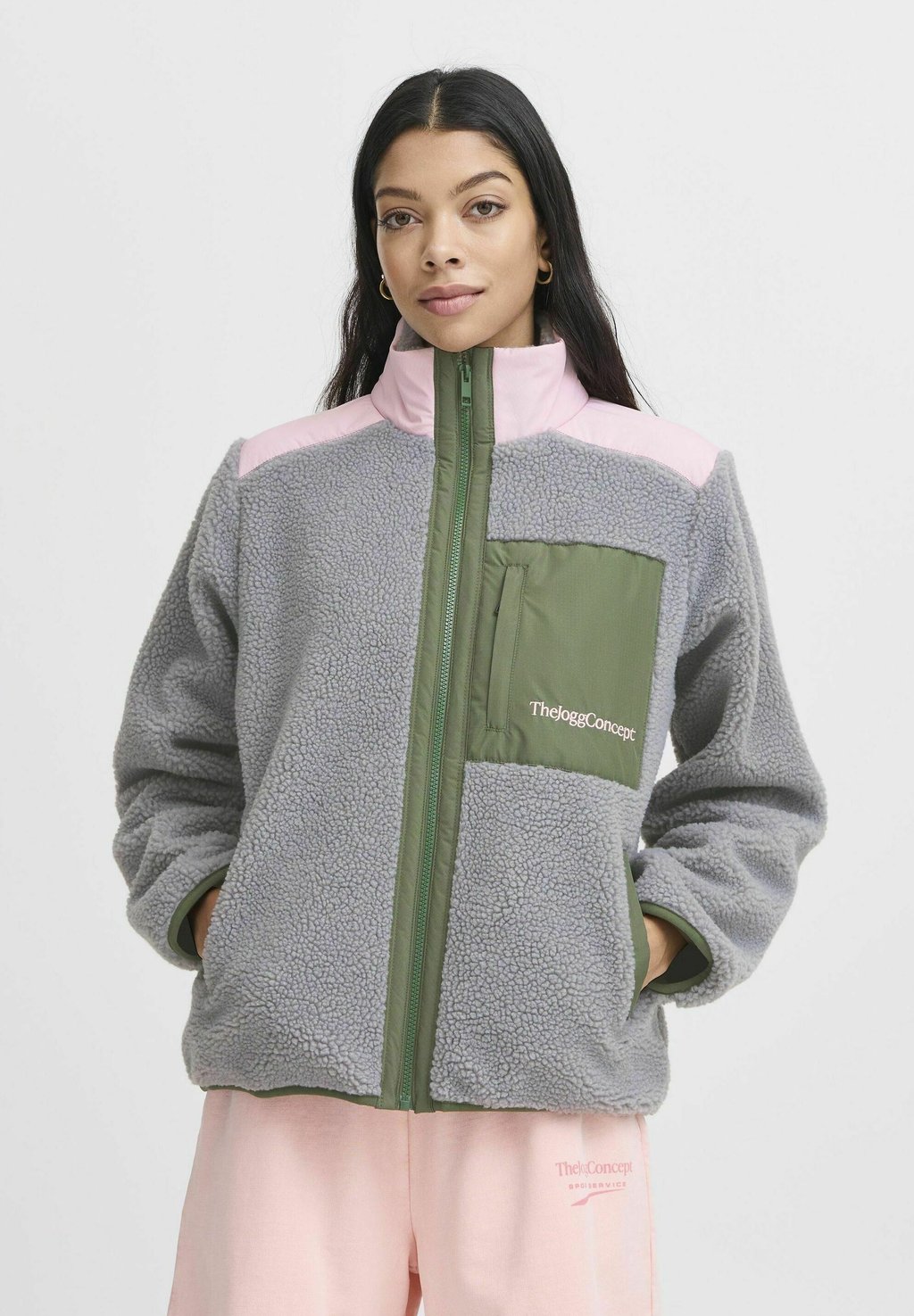 

Флисовая куртка JCBERRI TheJoggConcept, серый