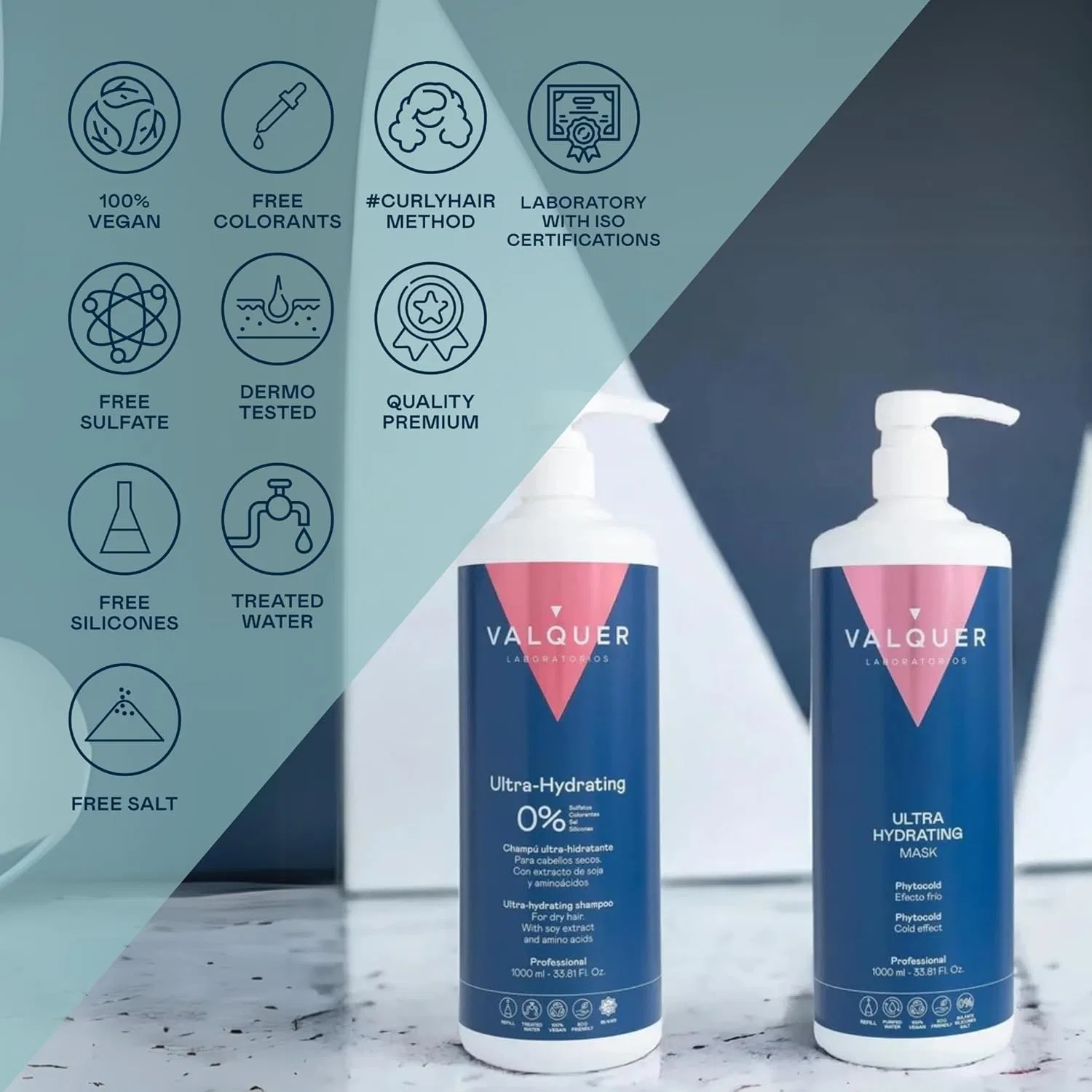 Набор для ультраувлажнения волос «Ultra Hydrating Zero Pack» от Valquer Valquer Laboratorios — фото 2