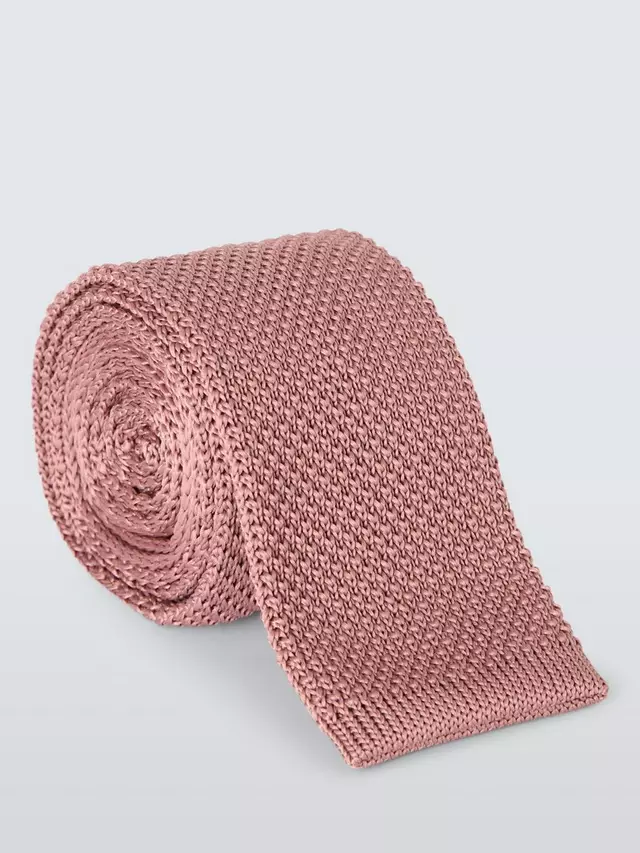 

Галстук John Lewis Knitted, розовый