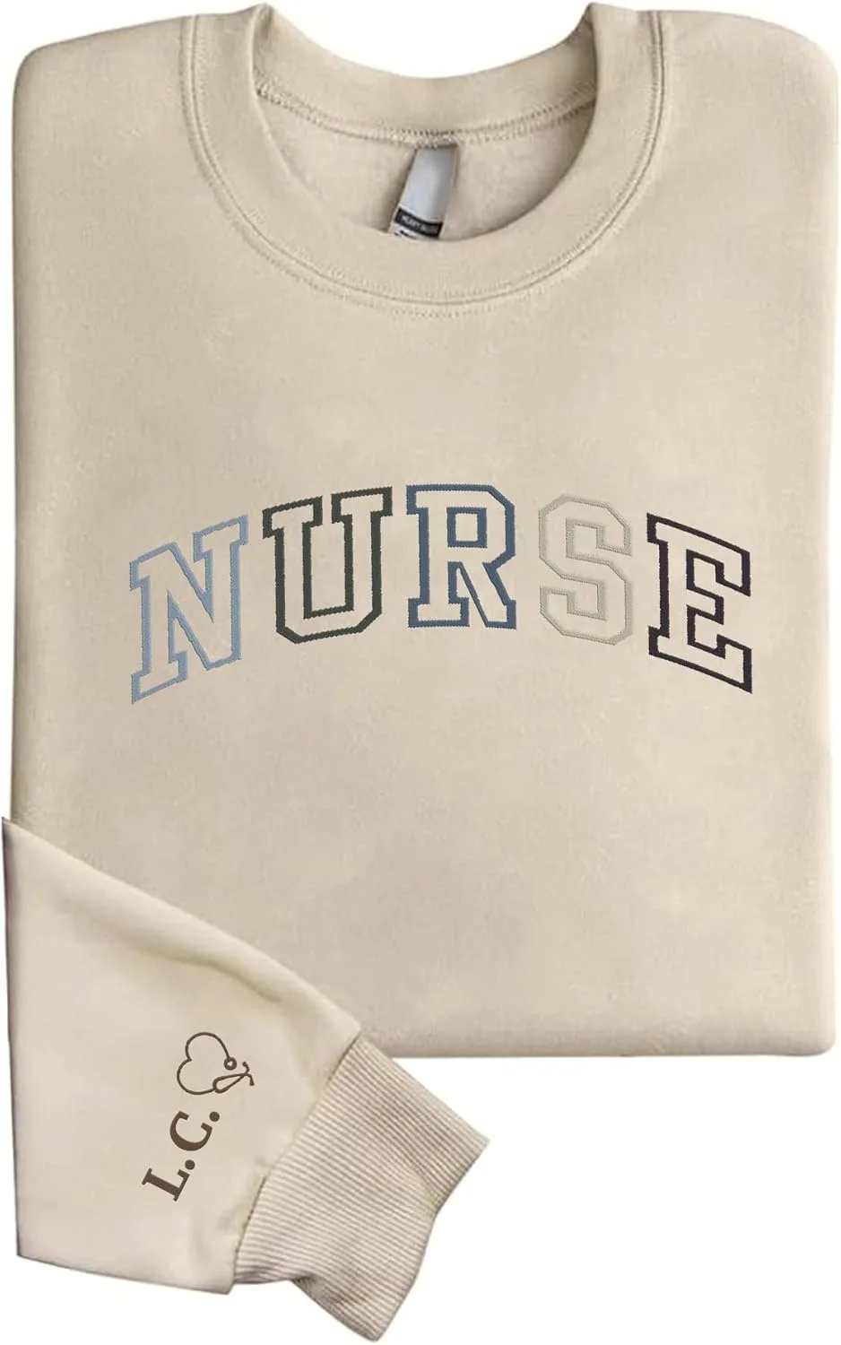 

Персонализированная вышитая толстовка NURSE Athletic Block Gemma Parahouse