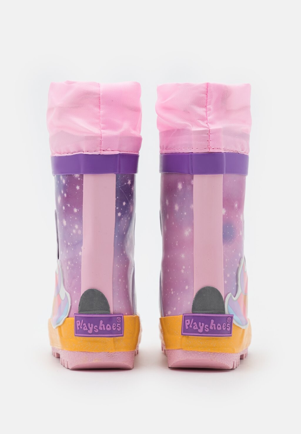 Сапоги резиновые Einhorn Playshoes, цвет rosa — фото 3