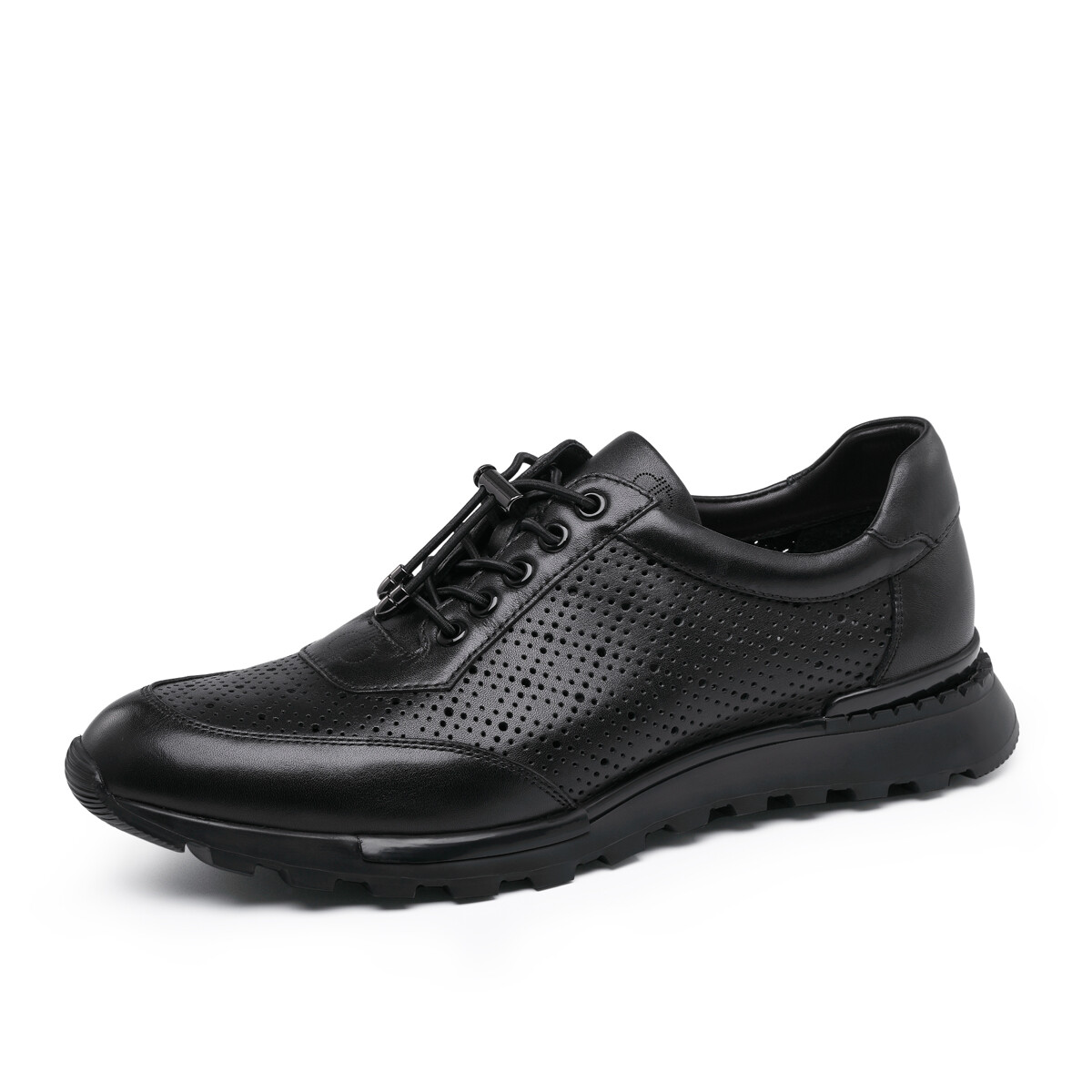 Мужские туфли CHRISDIEN DENY Men's Casual Shoes Men Low-Top Black — фото 2