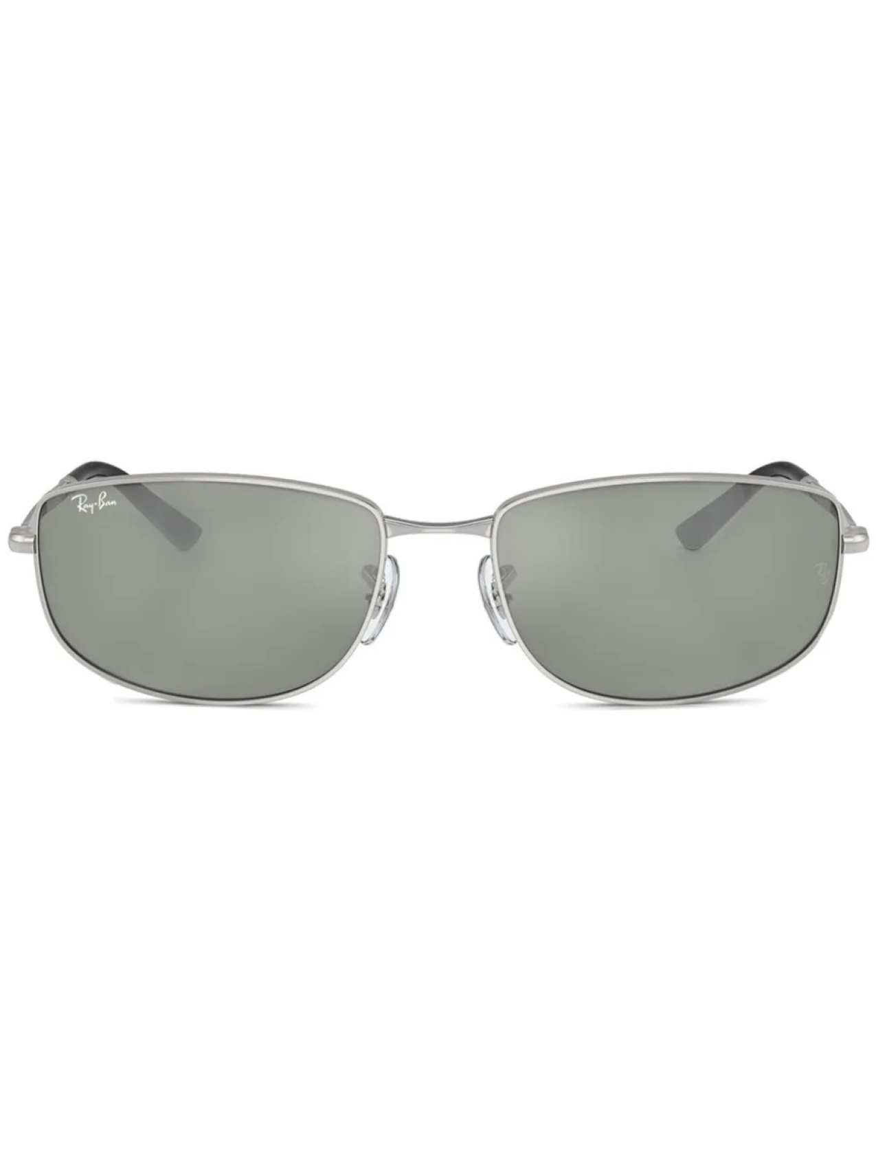 

Солнцезащитные очки в овальной оправе Ray-Ban, серебряный