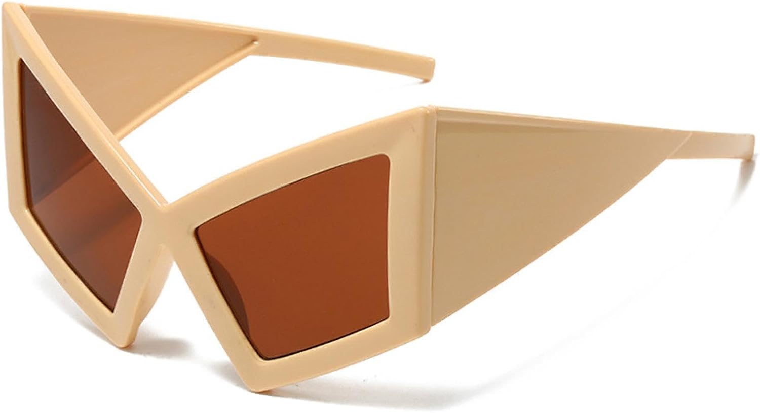 

Модные солнцезащитные очки «кошачий глаз» большого размера для женщин, сине-зеленые оттенки, защита от УФ-излучения UV400, ретро-градиентные, для мужчин, с широкими дужками WNCKSQ, Khaki Tea