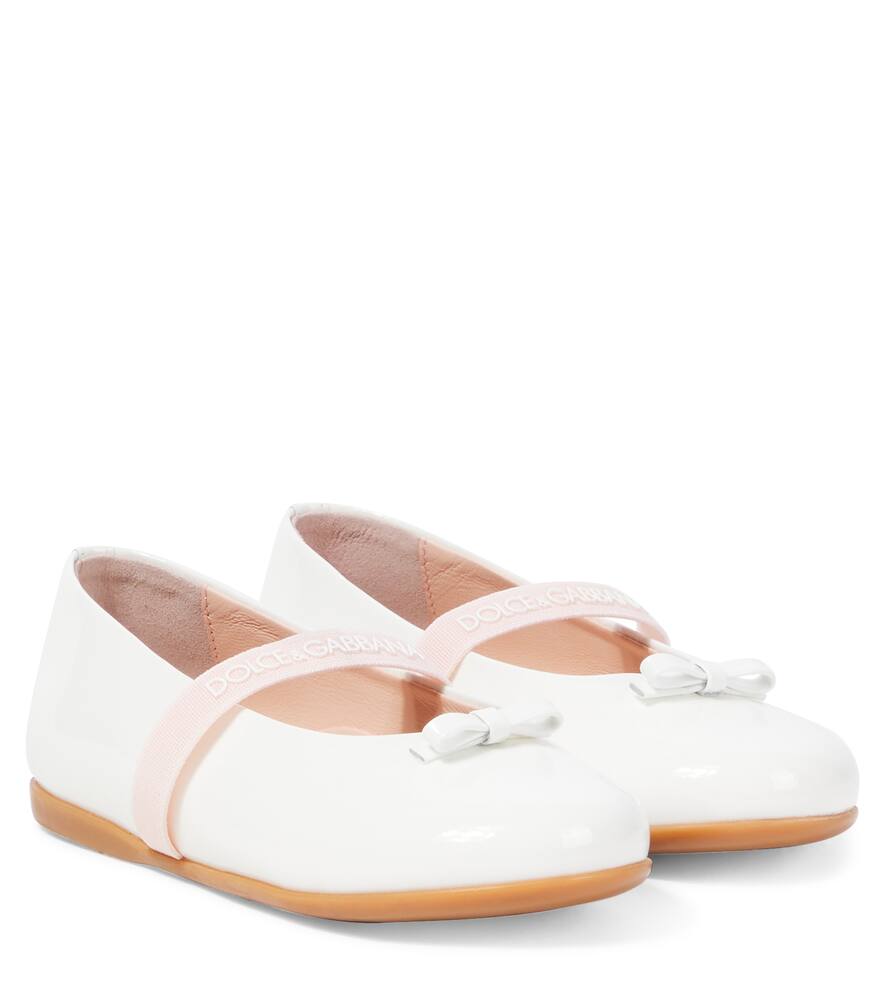 

Кожаные балетки Dolce&Gabbana Kids, Latte 1