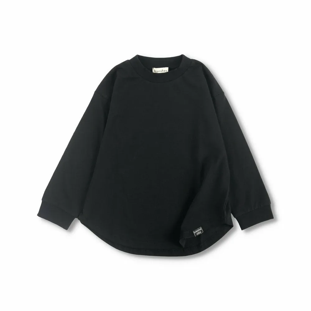Футболка с длинными рукавами и воротником-стойкой Branshes, цвет Black