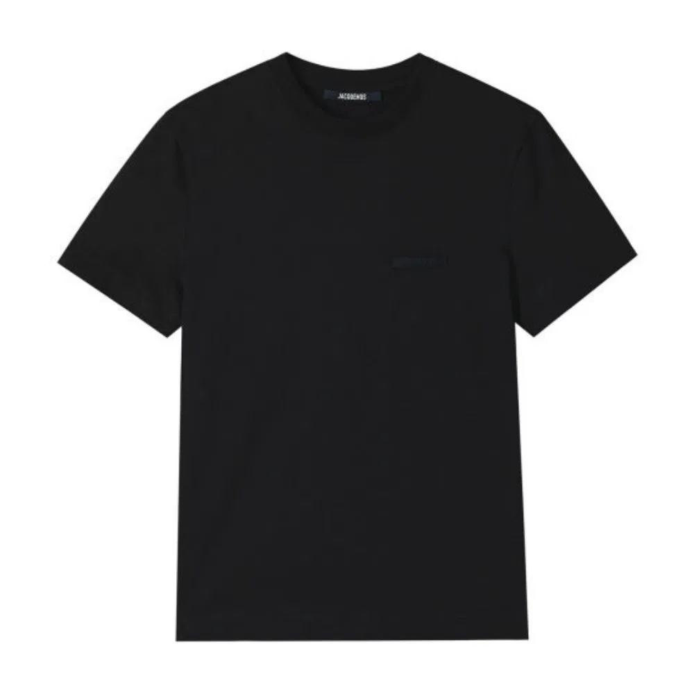 Футболка с круглым вырезом Gros Grain Jacquemus, BKX/Black