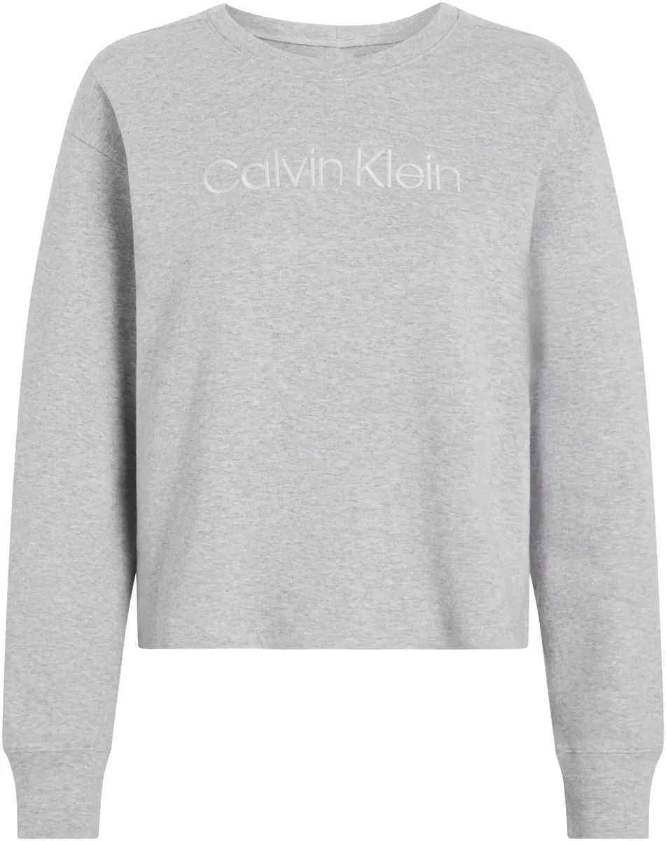 

Толстовка Calvin Klein Underwear "RELAXED CREW PULLOVER" с надписью-логотипом, серый
