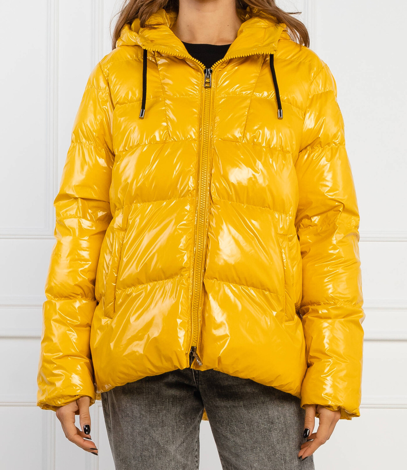 

Куртка Pinko eleodoro comfort fit, цвет senape