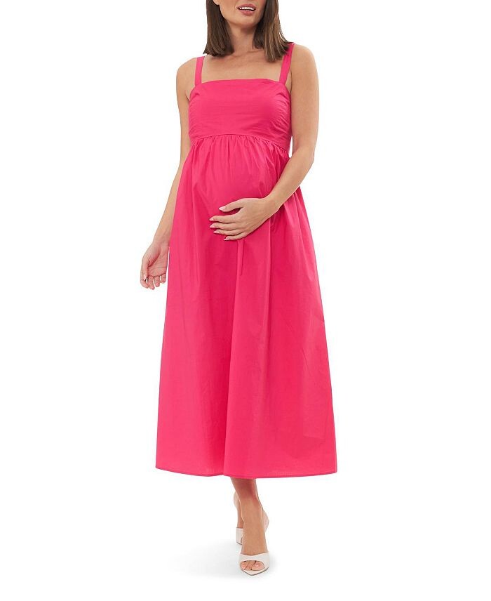 

Платье Ripe Maternity Tamara с завязкой на спине, розовый