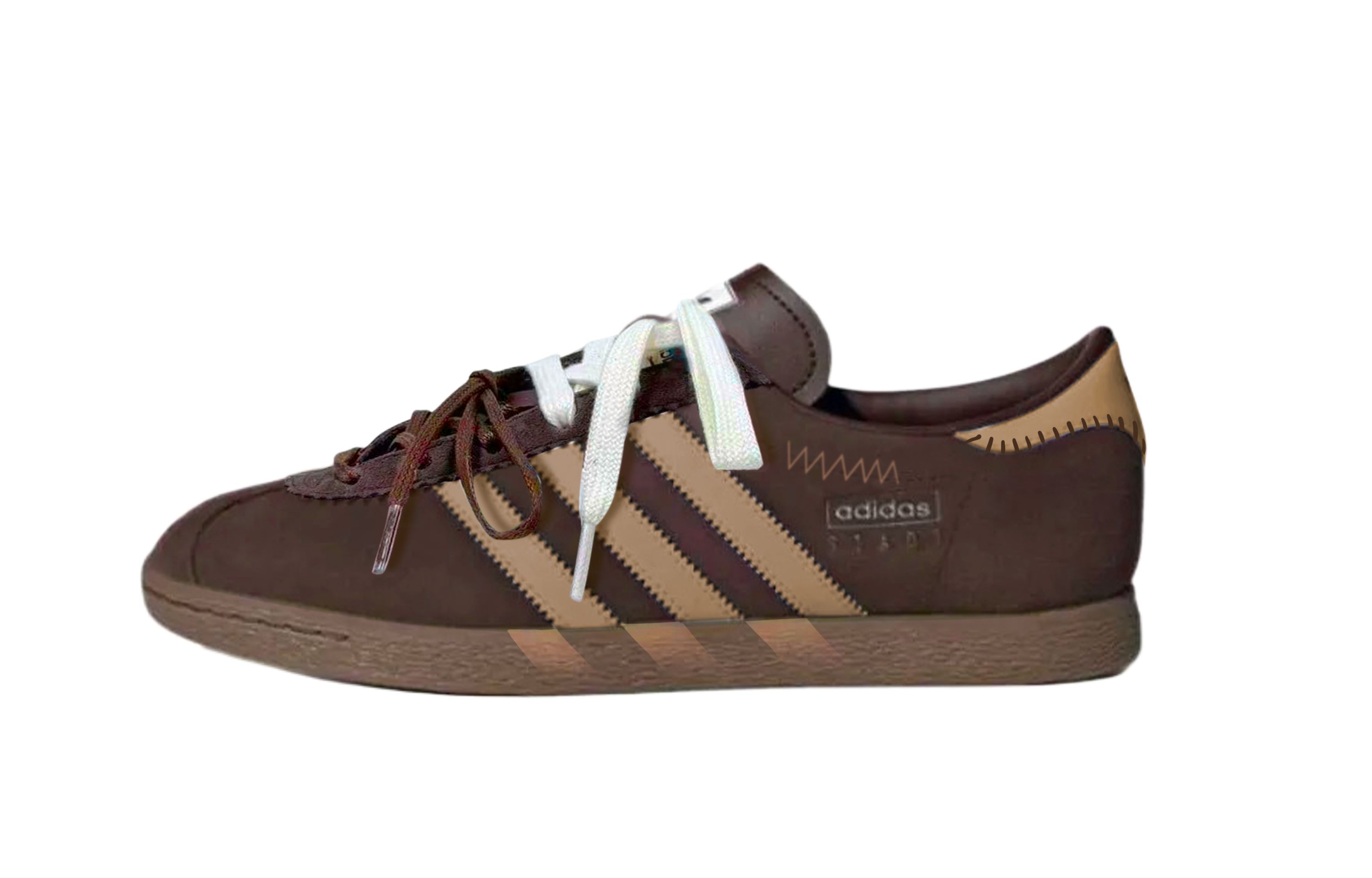 

Adidas Originals City Cherry Bomb, Rich Hazelnuts, износостойкие и легкие низкие кроссовки для скейтбординга Unisex, коричневые