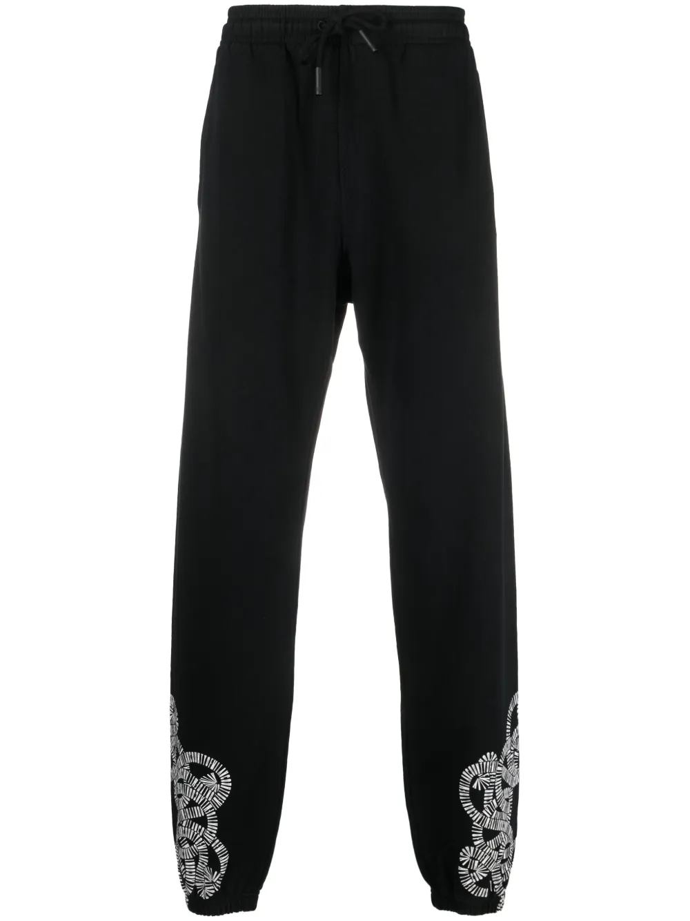 

Спортивные брюки из органического хлопка с логотипом Marcelo Burlon County of Milan, черный
