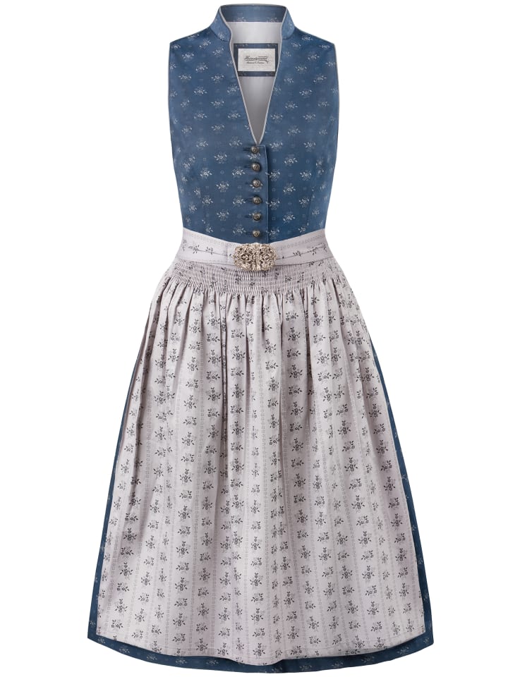 

Stockerpoint Дирнд миди "Амалия 2" темно-сине-серого цвета