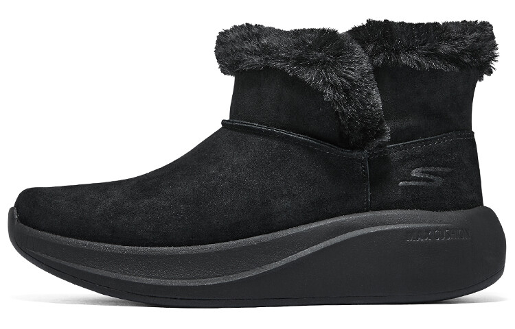 Зимние ботинки женские Skechers с мехом, черный