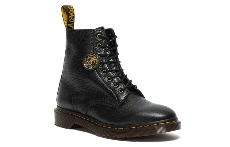 Мужские ботинки Dr. Martens 1460 Pascal до щиколотки из зернистой кожи, черный — фото 2