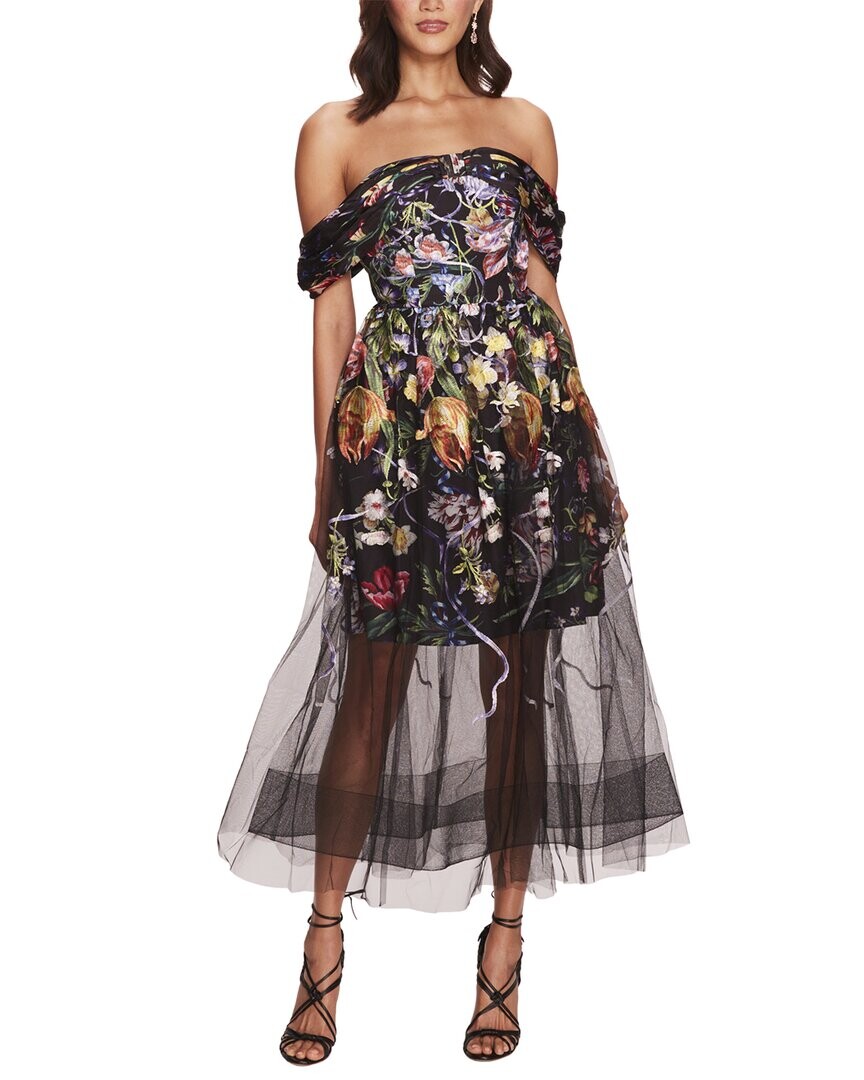 

Мини-платье Marchesa Notte, черный