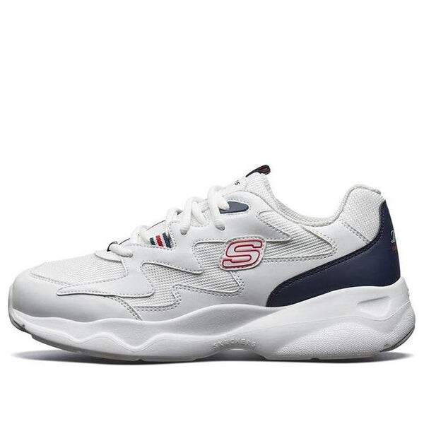 

Кроссовки d'lites airy low-top running shoes white/black/red Skechers, белый