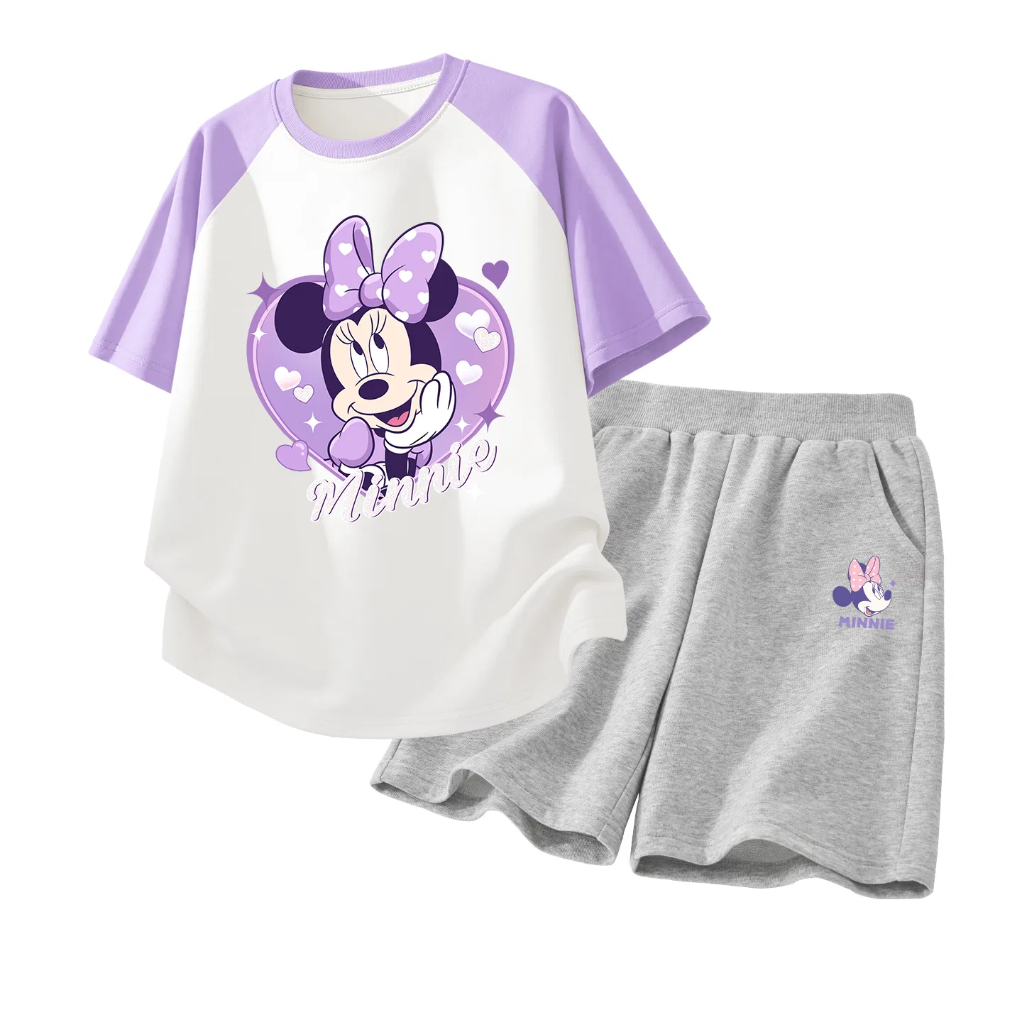 Детский спортивный костюм Disney в стиле колледж, двухцветный — фото 3