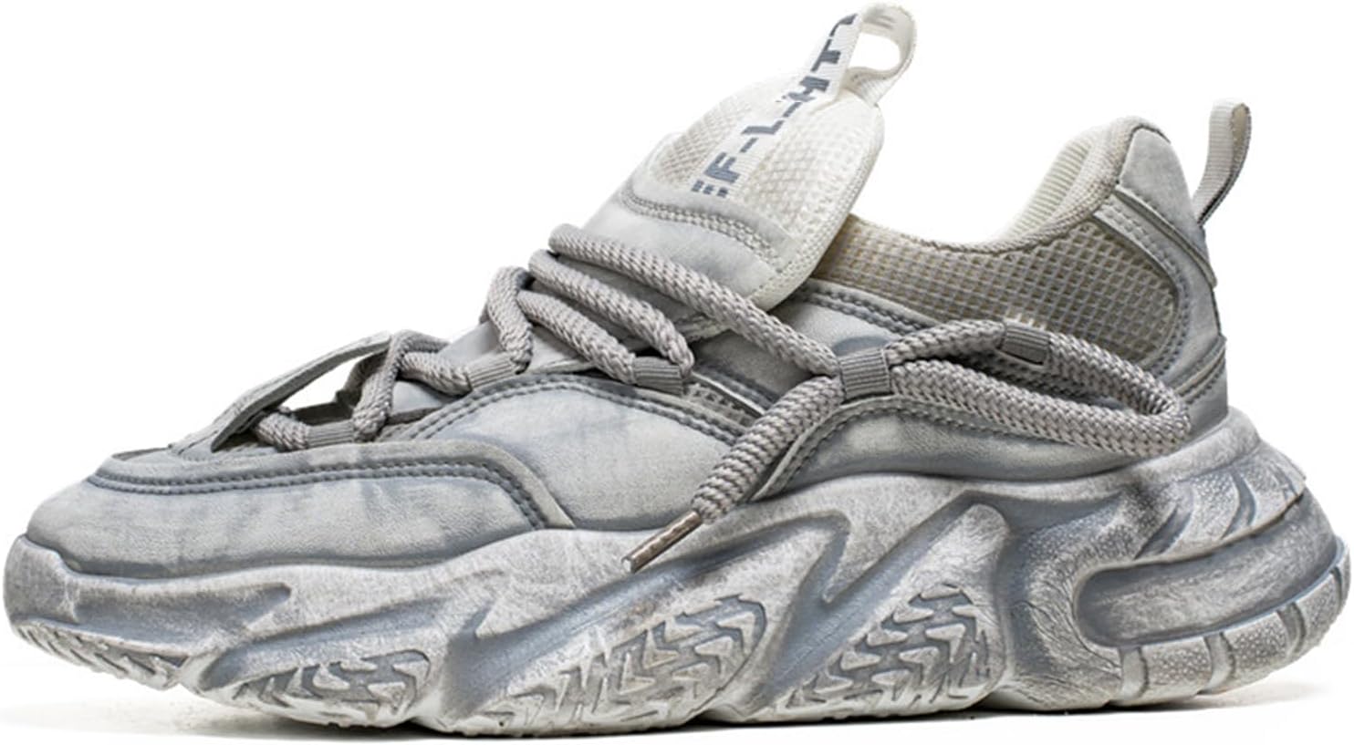 

Мужские беговые кроссовки GSIGUL для дороги, тенниса и ходьбы с амортизацией, спортивные кроссовки и повседневная обувь для мужчин, белый/серый