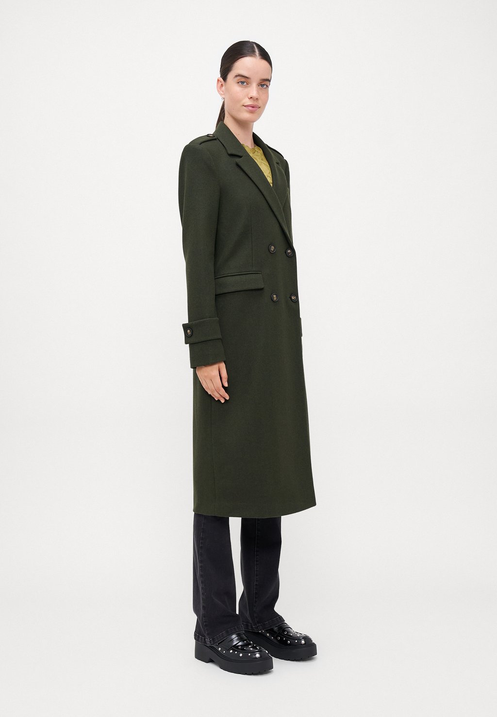 

Классическое пальто ONLNANCY LIFE LONG COAT ONLY Tall, темно-зеленый