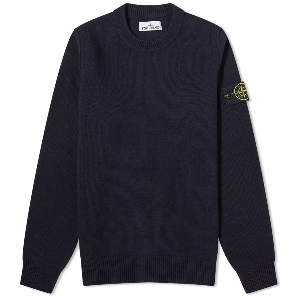 

Вязаная кофта Stone Island из овечьей шерсти с обратным швом