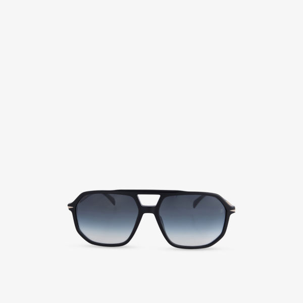 

Солнцезащитные очки Eyewear By David Beckham квадратные в оправе из ацетата, черный