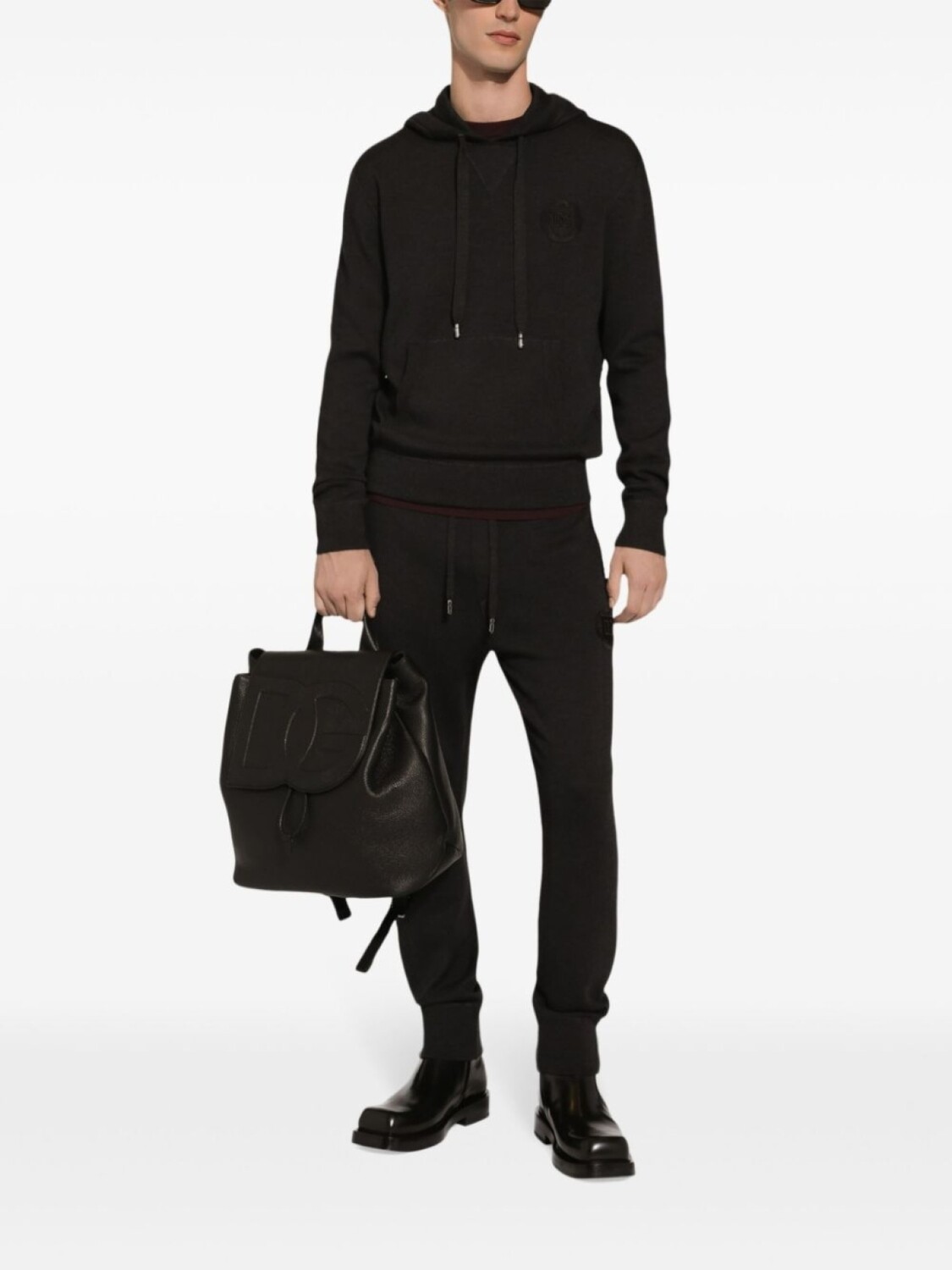 

Dolce & Gabbana спортивные брюки с кулиской, серый