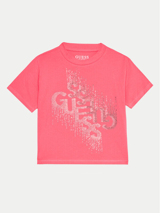 

Футболка свободного покроя Guess, розовый