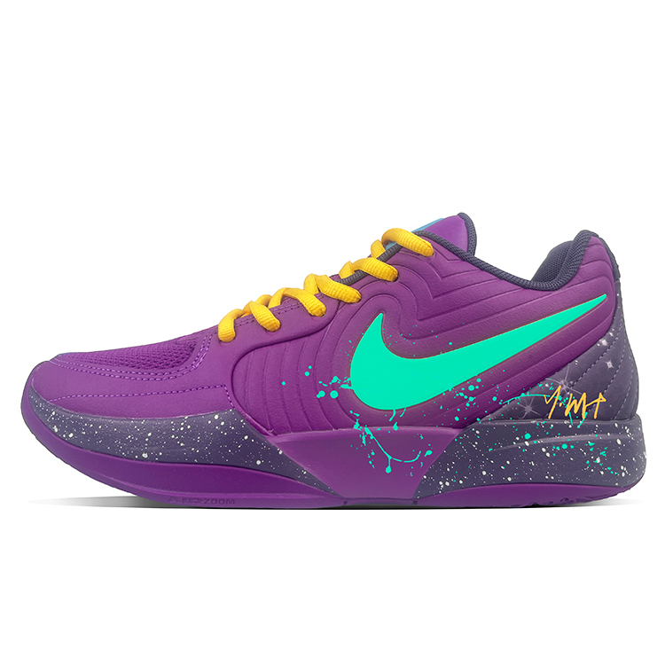 

Nike Мужские баскетбольные кроссовки Ja 2 с амортизацией, противоскользящим и износостойким покрытием, низкие, фиолетовые, цвет Purple