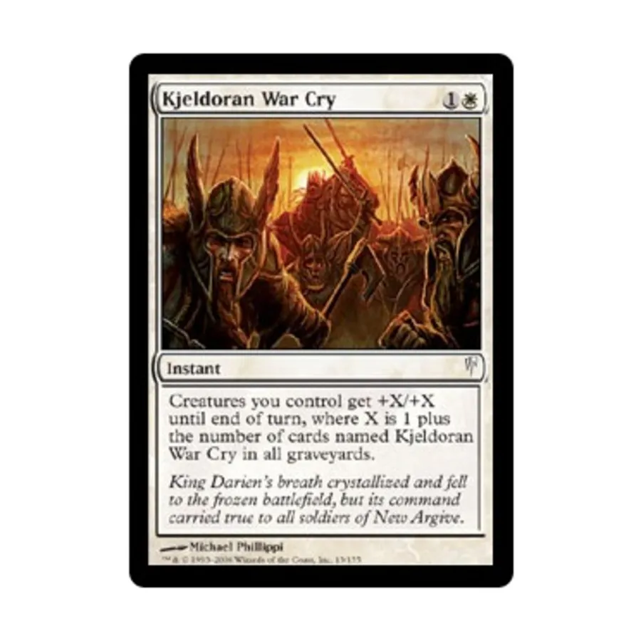 

CCG Кьельдоранский боевой клич (клавиша C), MTG - Coldsnap