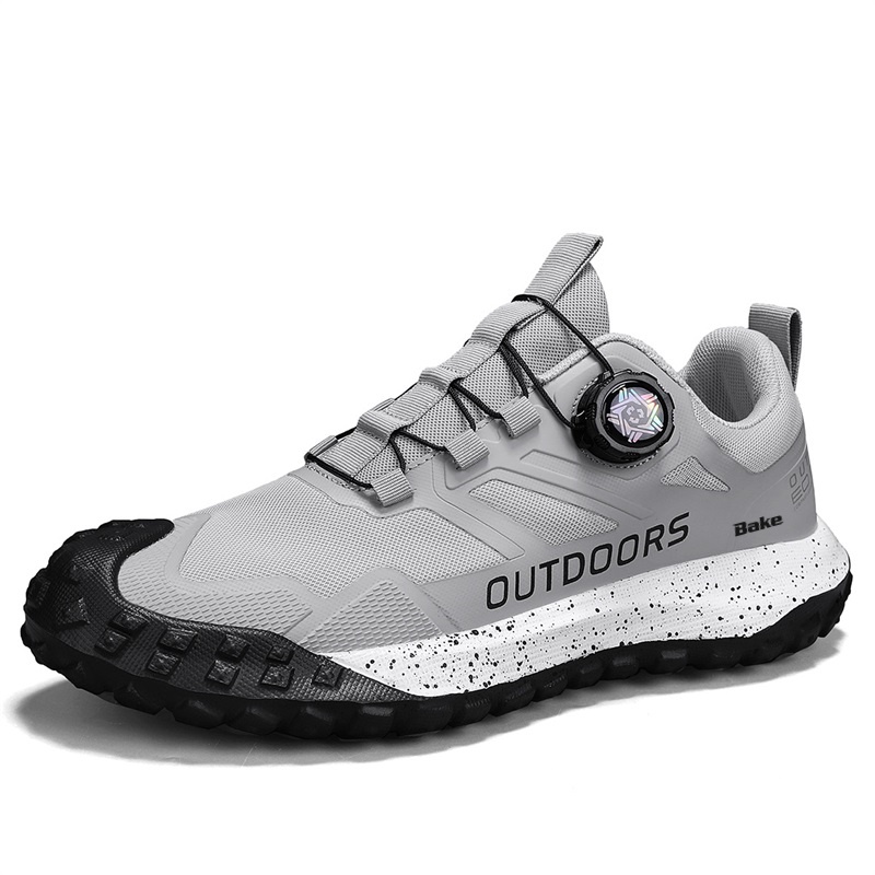 

BAKE Амортизирующие повседневные туфли мужские Abrasion Resistant Shock Absorbers Low Top - черные, цвет Black
