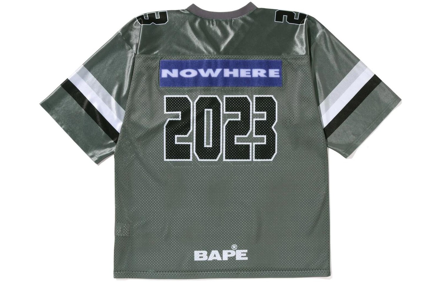 

Футбольная майка BAPE Bape A Bathing Ape, серый