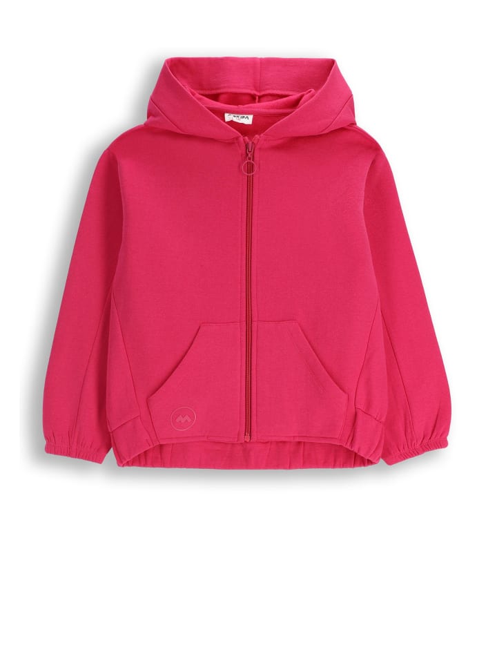 

Куртка с капюшоном на подкладке и застежкой-молнией розового цвета MOKIDA