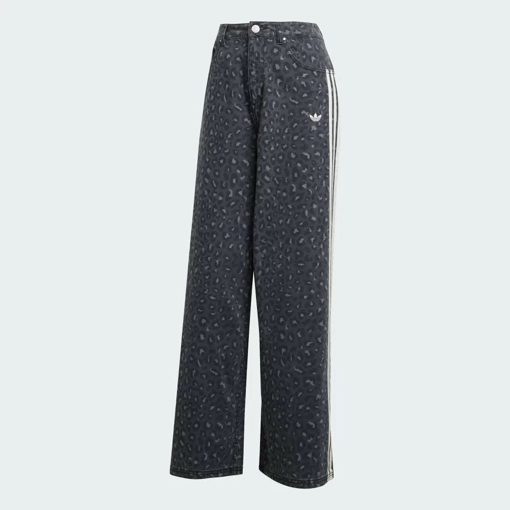 Свободные джинсовые брюки Originals Adidas, multicolor — фото 4