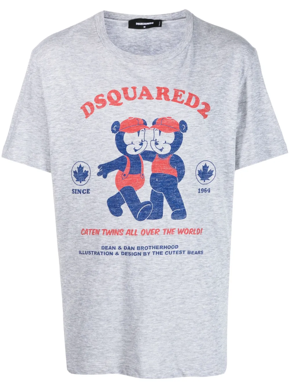 

Футболка с логотипом DSQUARED2, серый